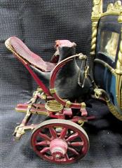 ANTIQUE VICTORIAN STYLE CARRIAGE FOR RESTORATION - ANTIQUE CARRIAGE HAS PAINTED